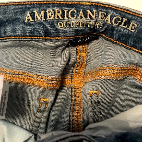 Bundle of 2 American Eagle Outfitters super low Jegging Supper Stretch - Picture 5 of 11